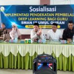 Kacabdin wilayah Pidie dan Pidie Jaya Membuka Workshop bagi guru di SMAN Ulumul Quran